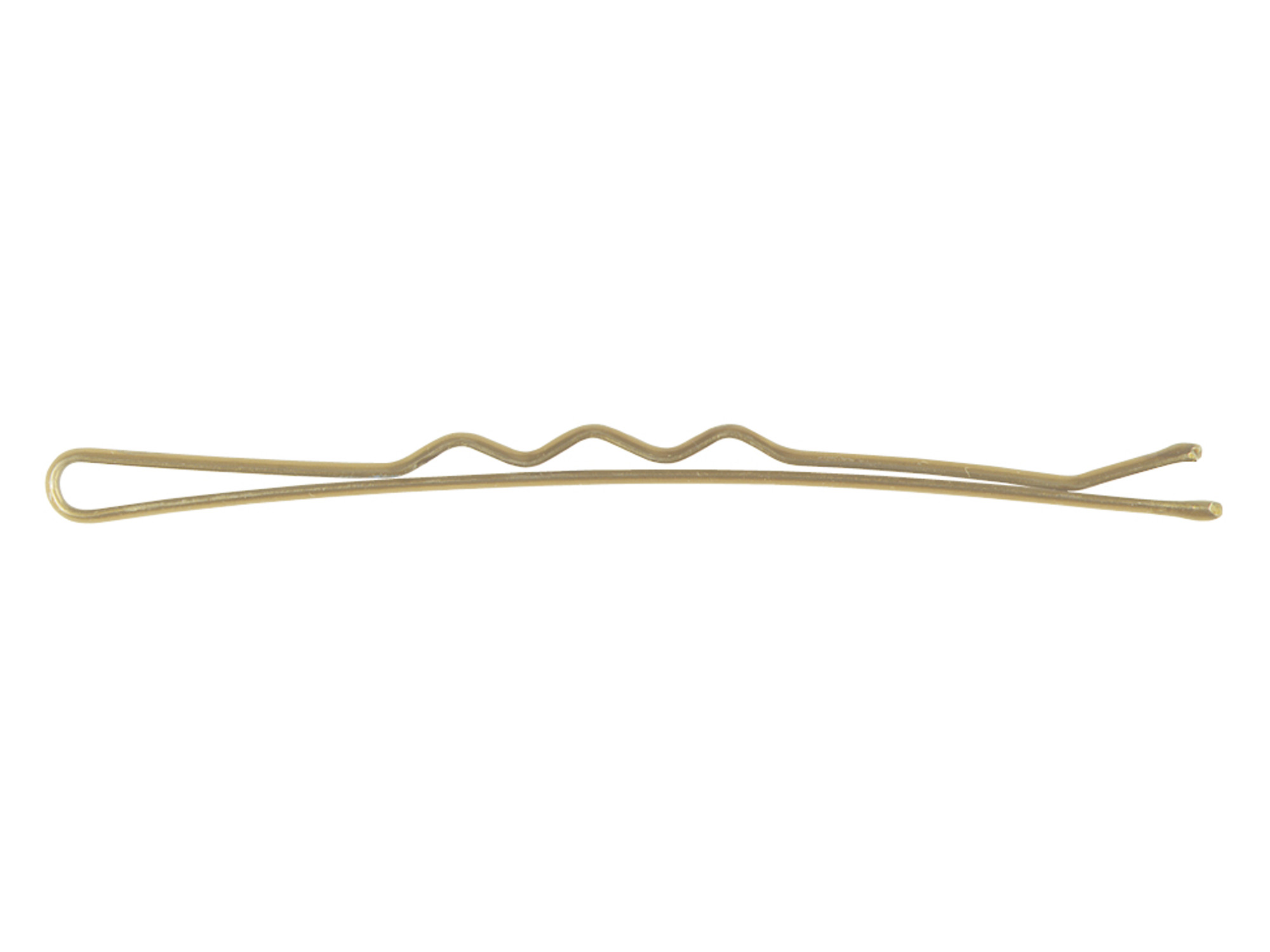 Vlnitá sponka Sibel Wavy - 7 cm, zlatá - 500 g (9400071-52) + DÁREK ZDARMA