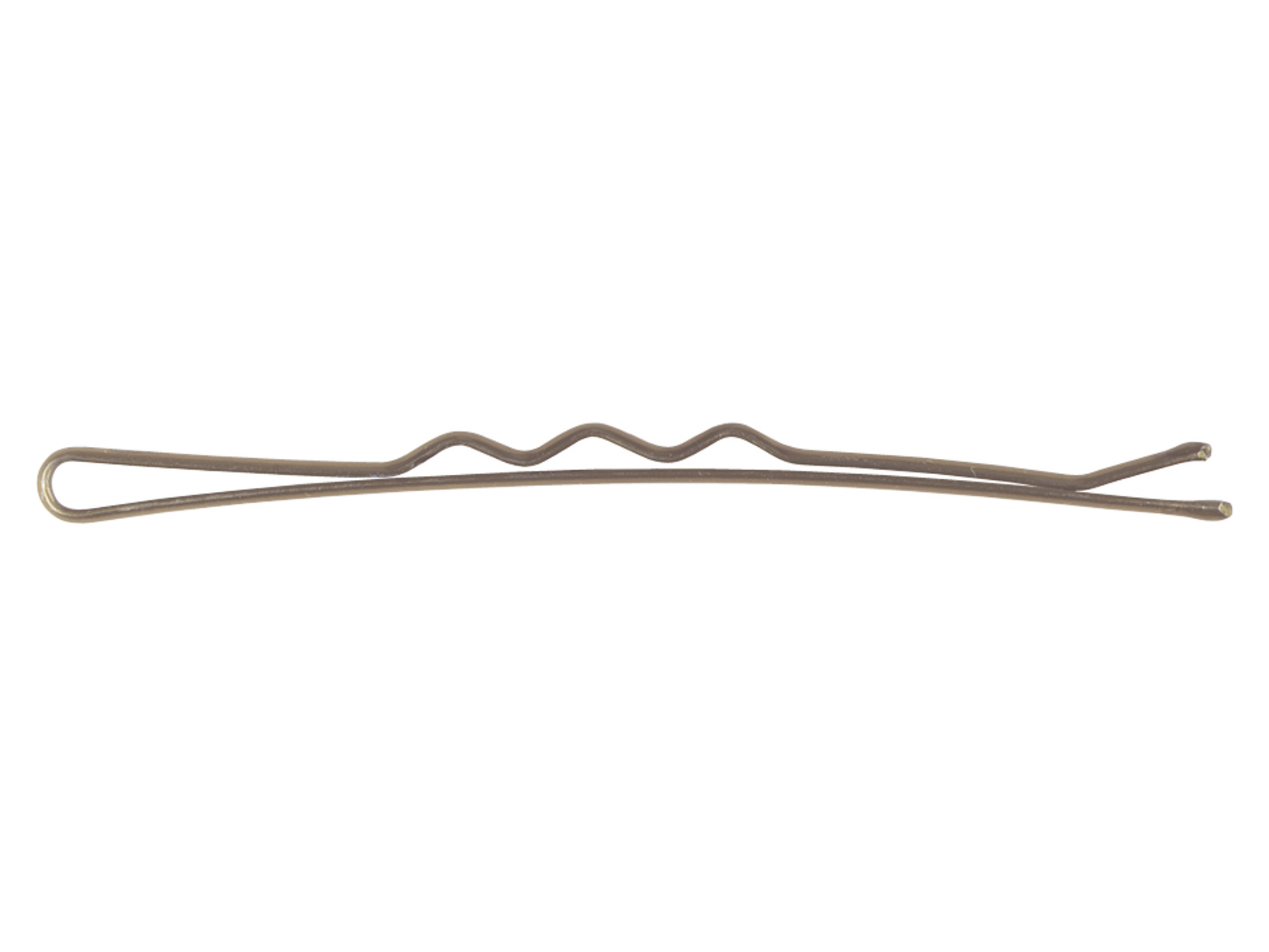Vlnitá sponka Sibel Wavy - 7 cm, hnědá - 500 g (9400071-15) + DÁREK ZDARMA