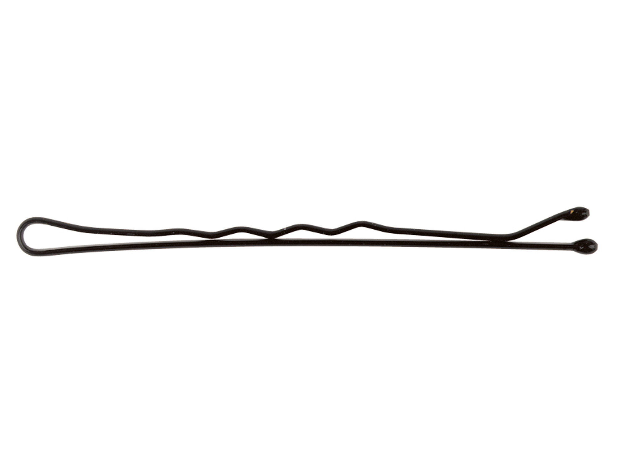 Vlnitá sponka Sibel Wavy - 7 cm, černá - 500 g (9400071-02) + DÁREK ZDARMA
