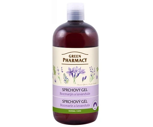 Sprchový gel Green Pharmacy - rozmarýn a levandule - 500 ml