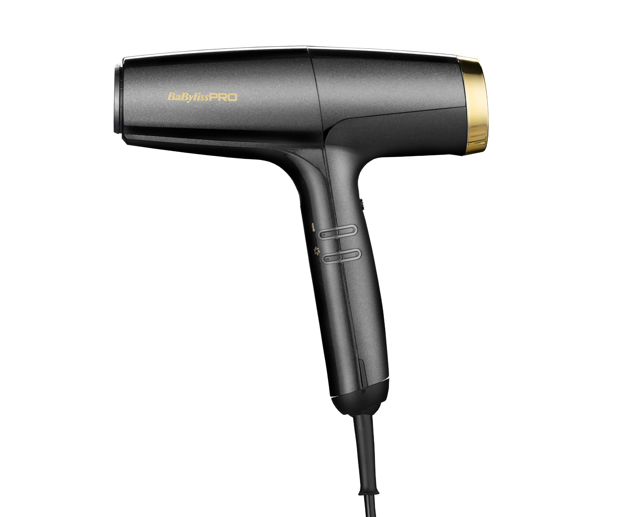 Profesionální fén na vlasy BaByliss PRO Falco BAB8550E Gold - 2000 W, černo-zlatý + dárek zdarma