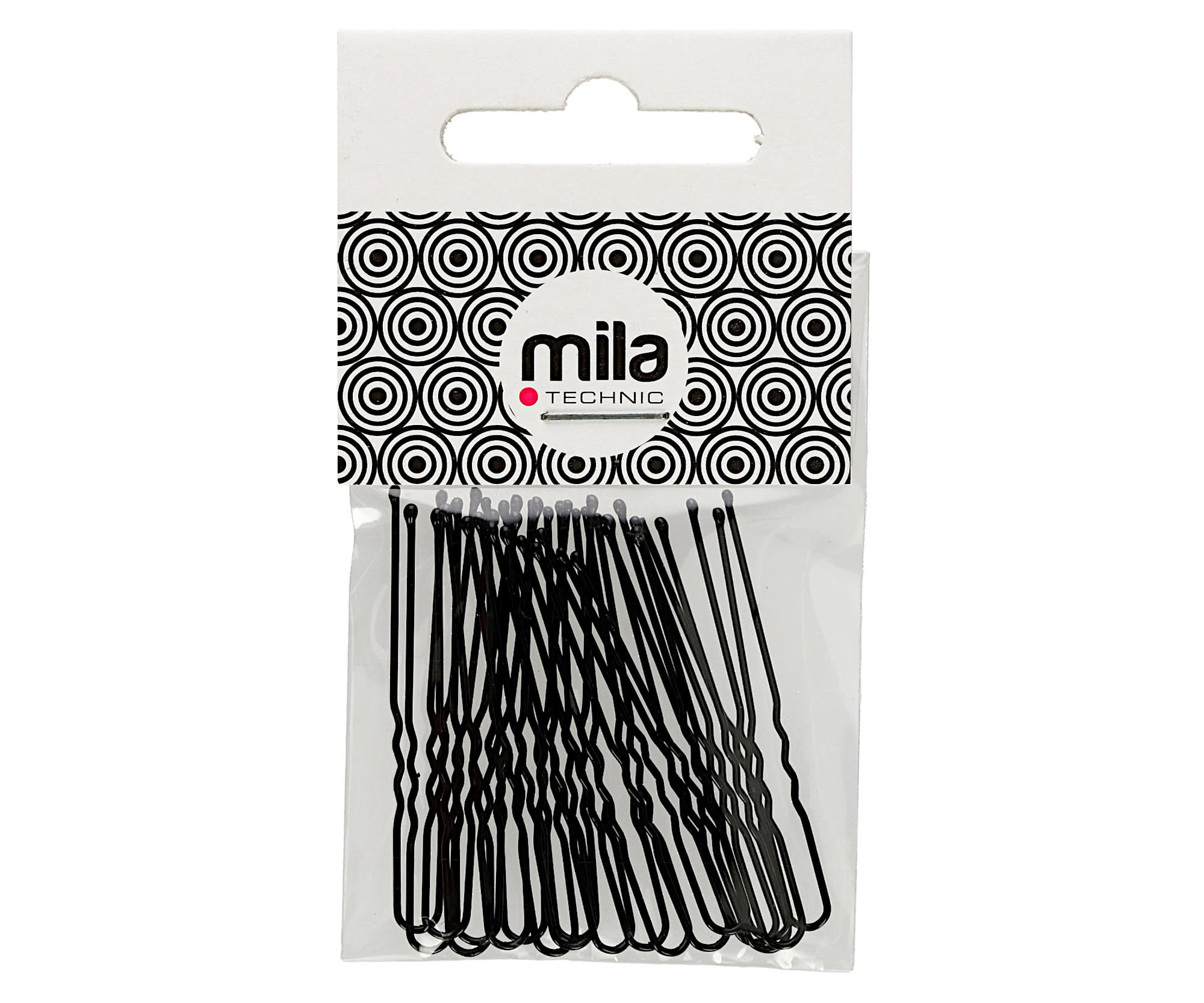 Vlásenka vlnitá Mila - 4,5 cm, černá - 20 ks (0067080)