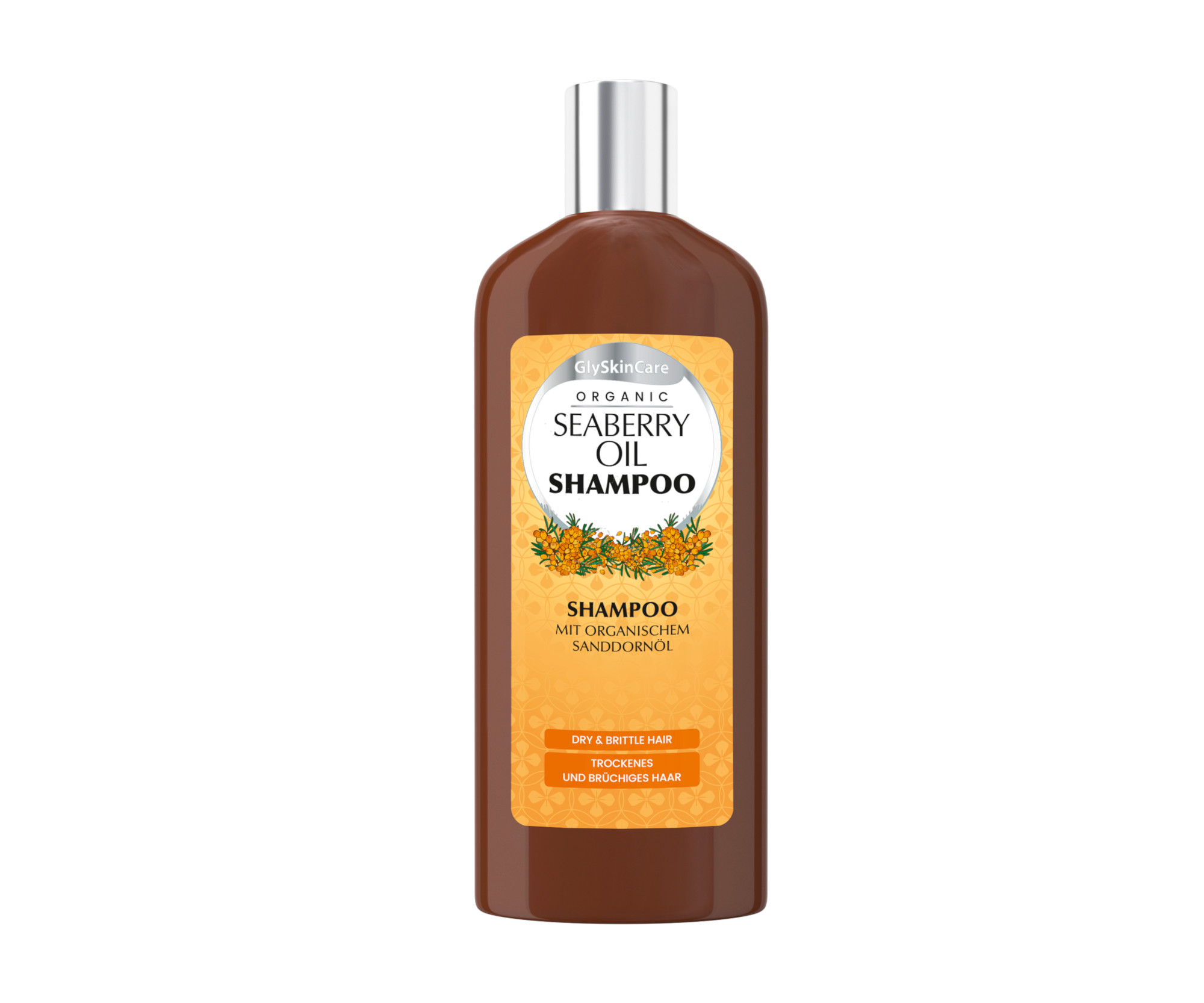 Hydratační šampon s rakytníkovým olejem GlySkinCare Organic Seaberry Oil Shampoo - 250 ml (WYR000175)