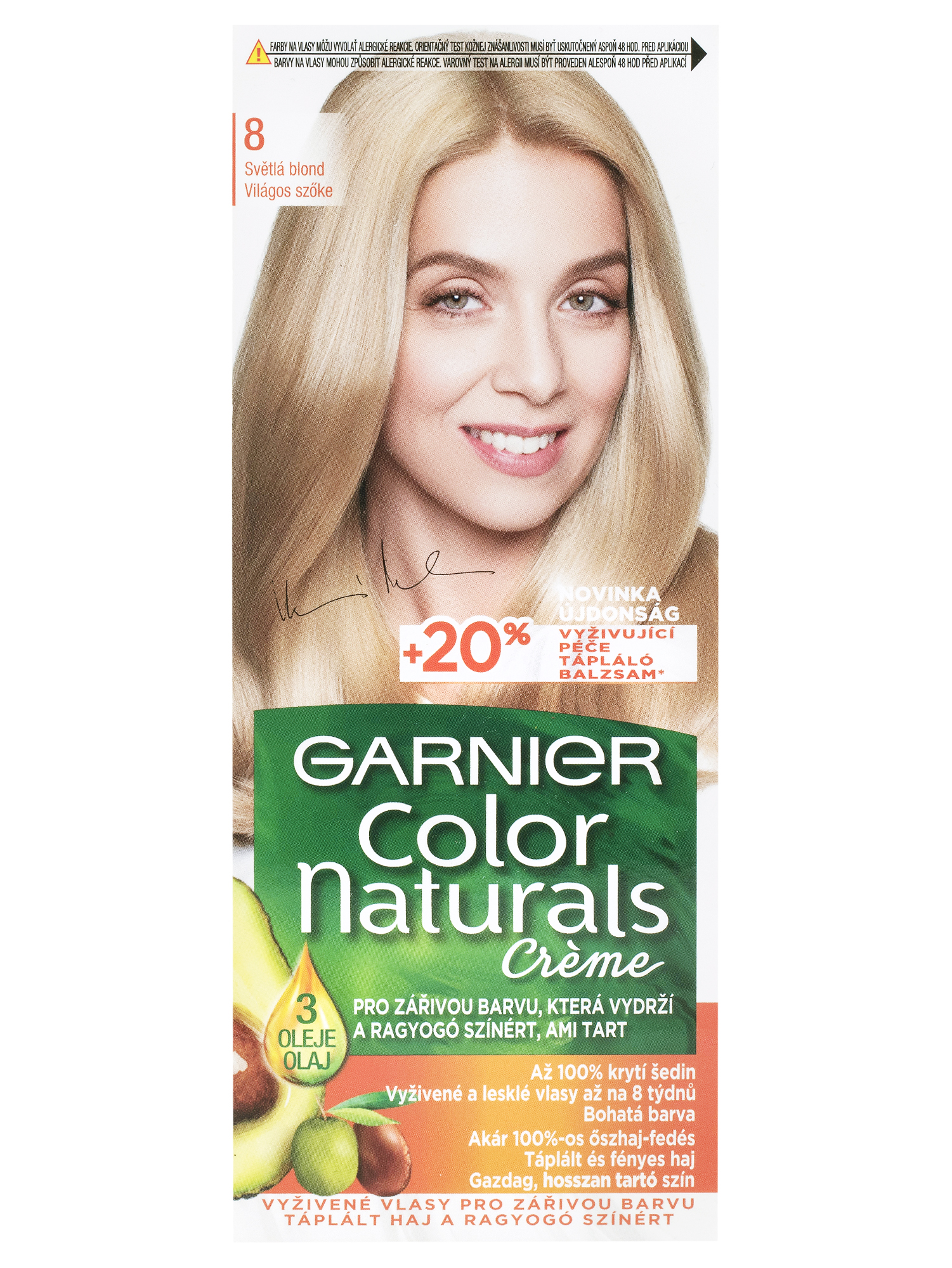 Garnier Color naturals 8 natural Light blond