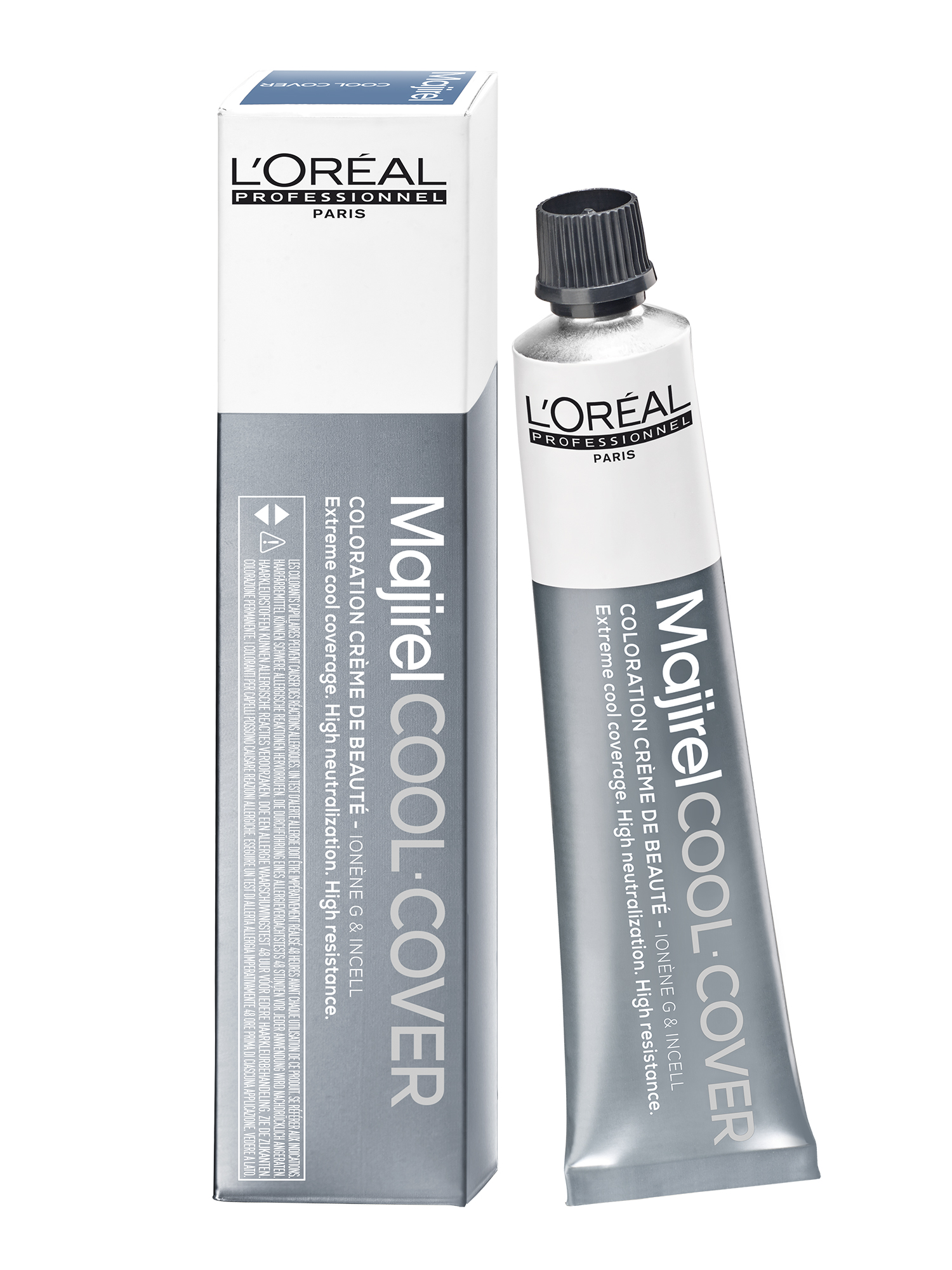 Barva na vlasy Loréal Majirel Cool Cover 50 ml - odstín 4 tmavě hnědá - L’Oréal Professionnel + dárek zdarma