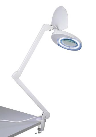 Kosmetická LED lampa s lupou na stůl - Sibel, 5 dioptrií (7332005) + DÁREK ZDARMA