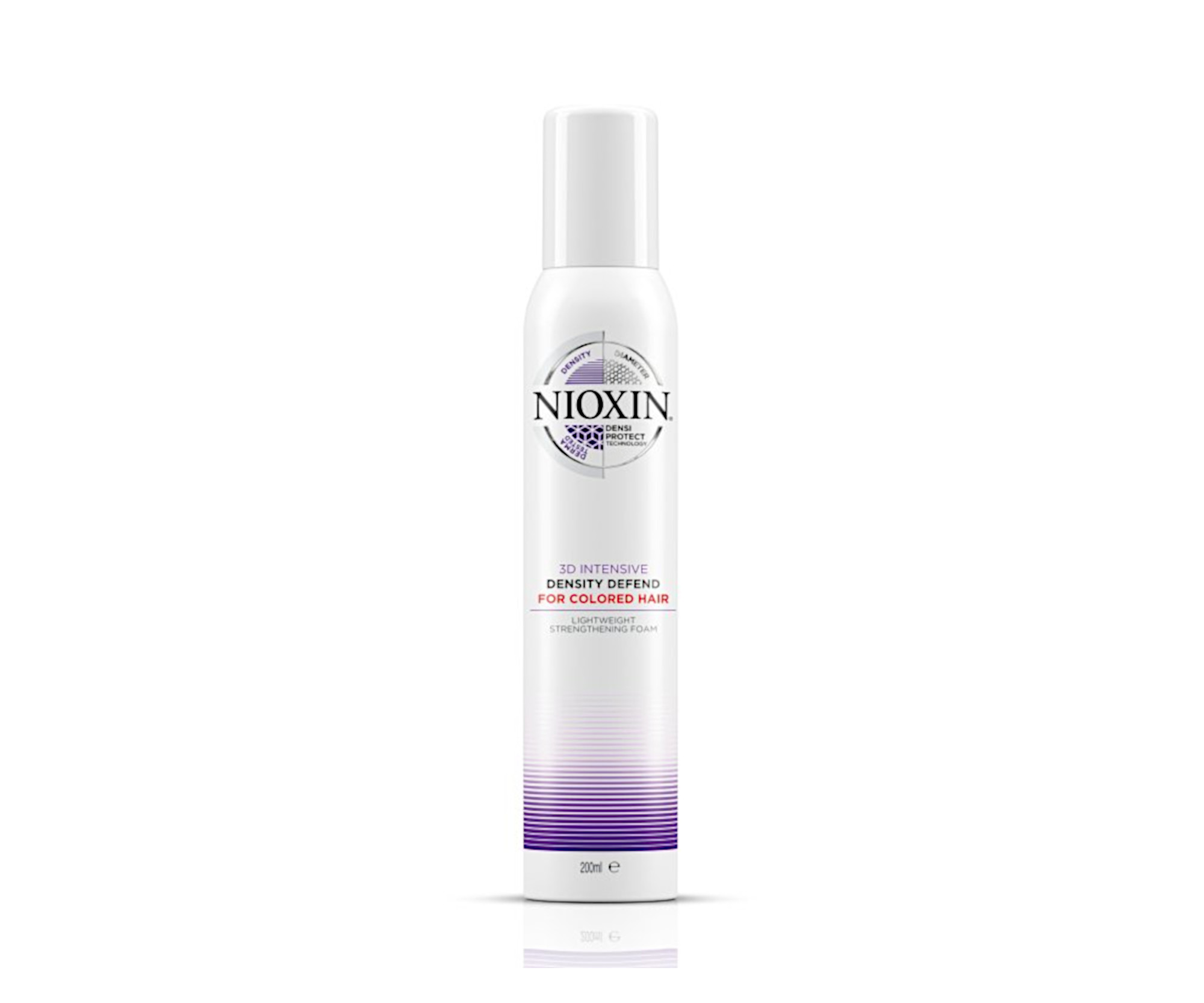 Bezoplachová pěna proti lámání vlasů a zářivost barvy Nioxin 3D Intensive Density Defend - 200 ml (81655138) + DÁREK ZDARMA