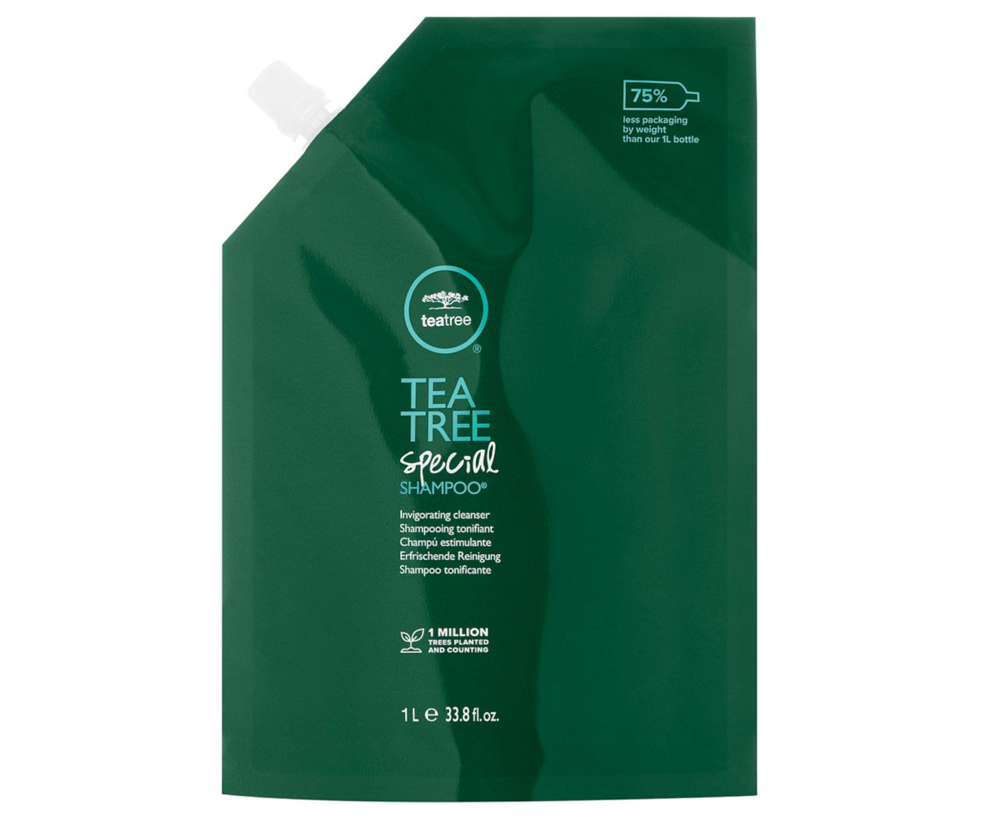 Osvěžující šampon na vlasy Paul Mitchell Tea Tree Special - náhradní náplň, 1000 ml (702942) + dárek zdarma