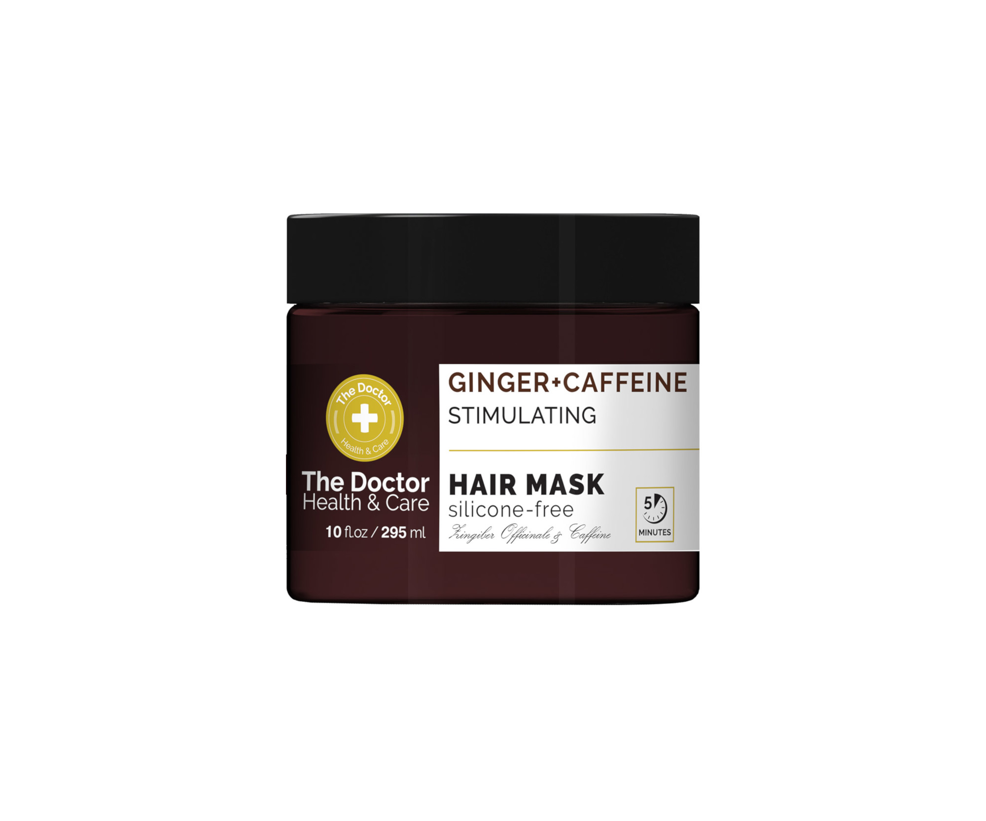 Stimulující maska pro dodání hustoty vlasů The Doctor Ginger + Caffeine Hair Mask - 295 ml