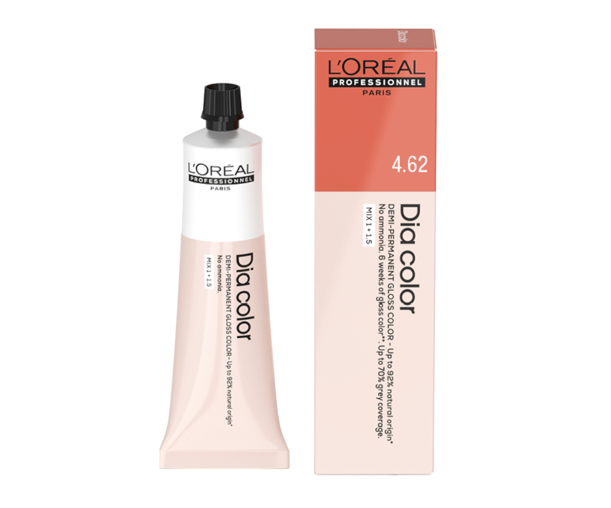 Přeliv na vlasy Loréal Professionnel Dia color 60 ml - 4.62 hnědá červená duhová - L’Oréal Professionnel + dárek zdarma