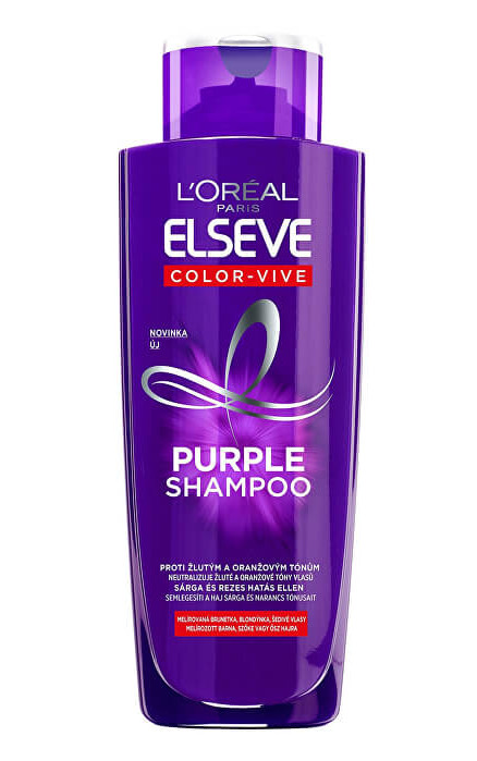 Šampon pro neutralizaci žlutých tónů Loréal Elseve Purple Shampoo - 200 ml - L’Oréal Paris + dárek zdarma