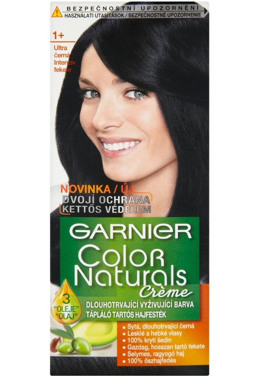 Permanentní barva Garnier Color Naturals 1+ ultra černá