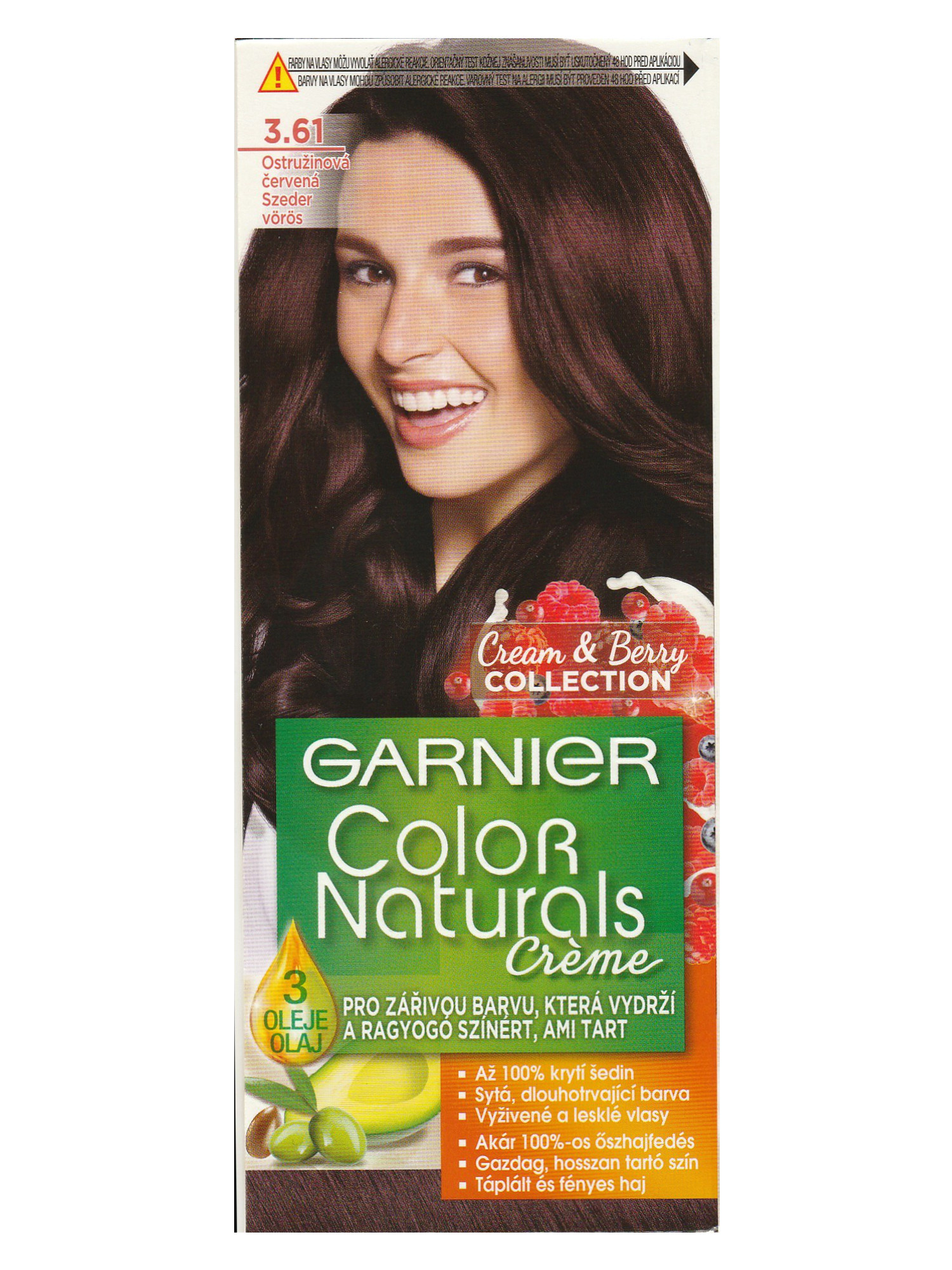 Garnier Color naturals палитра 3.61