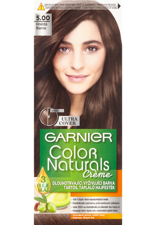 Permanentní barva Garnier Color Naturals 5.00 hnědá + dárek zdarma