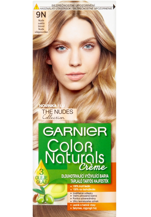 Permanentní barva Garnier Color Naturals 9N světlá blond + dárek zdarma
