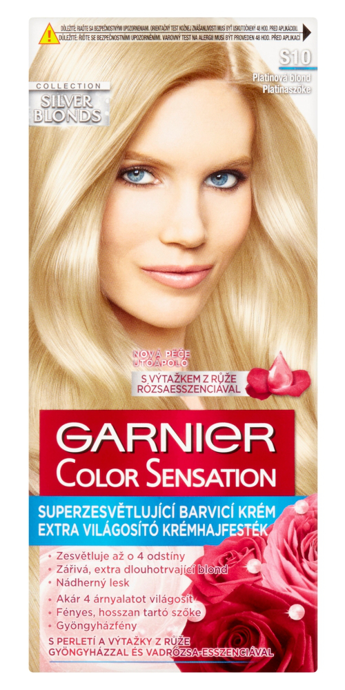 Superzesvětlující barva Garnier Color Sensation S10 platinová blond + dárek zdarma