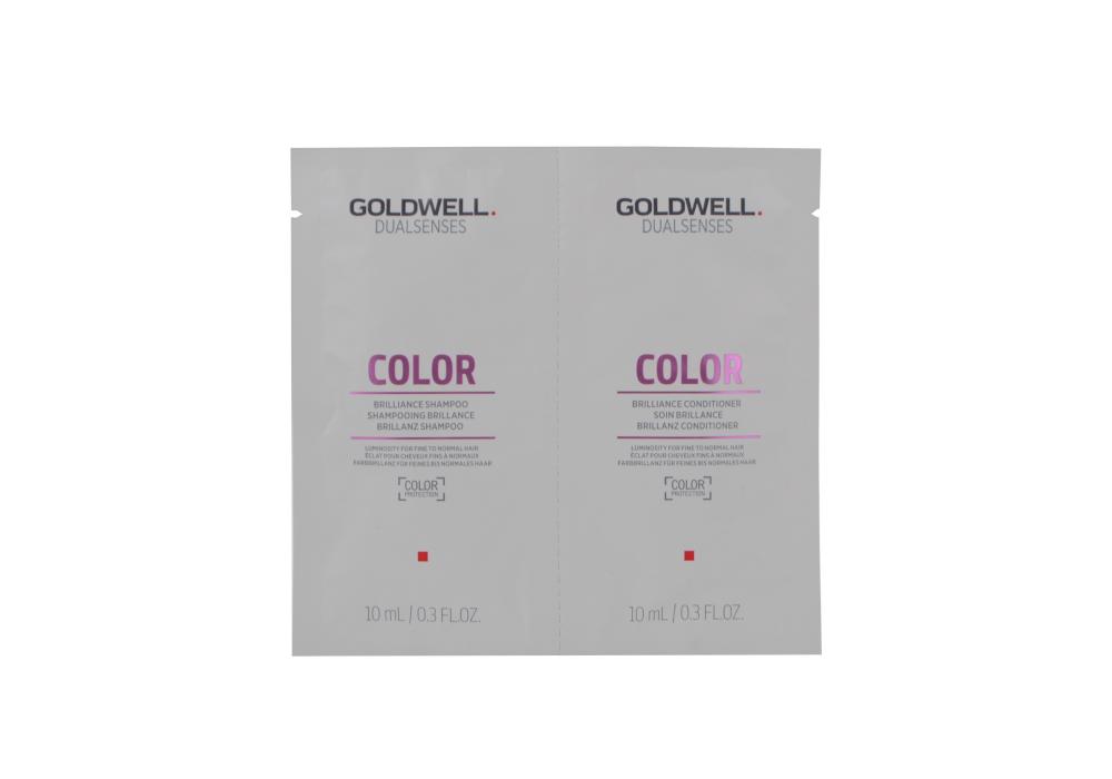 Šampon a kondicionér pro jasnější barvu Goldwell Color - 2 x 10 ml (206263)