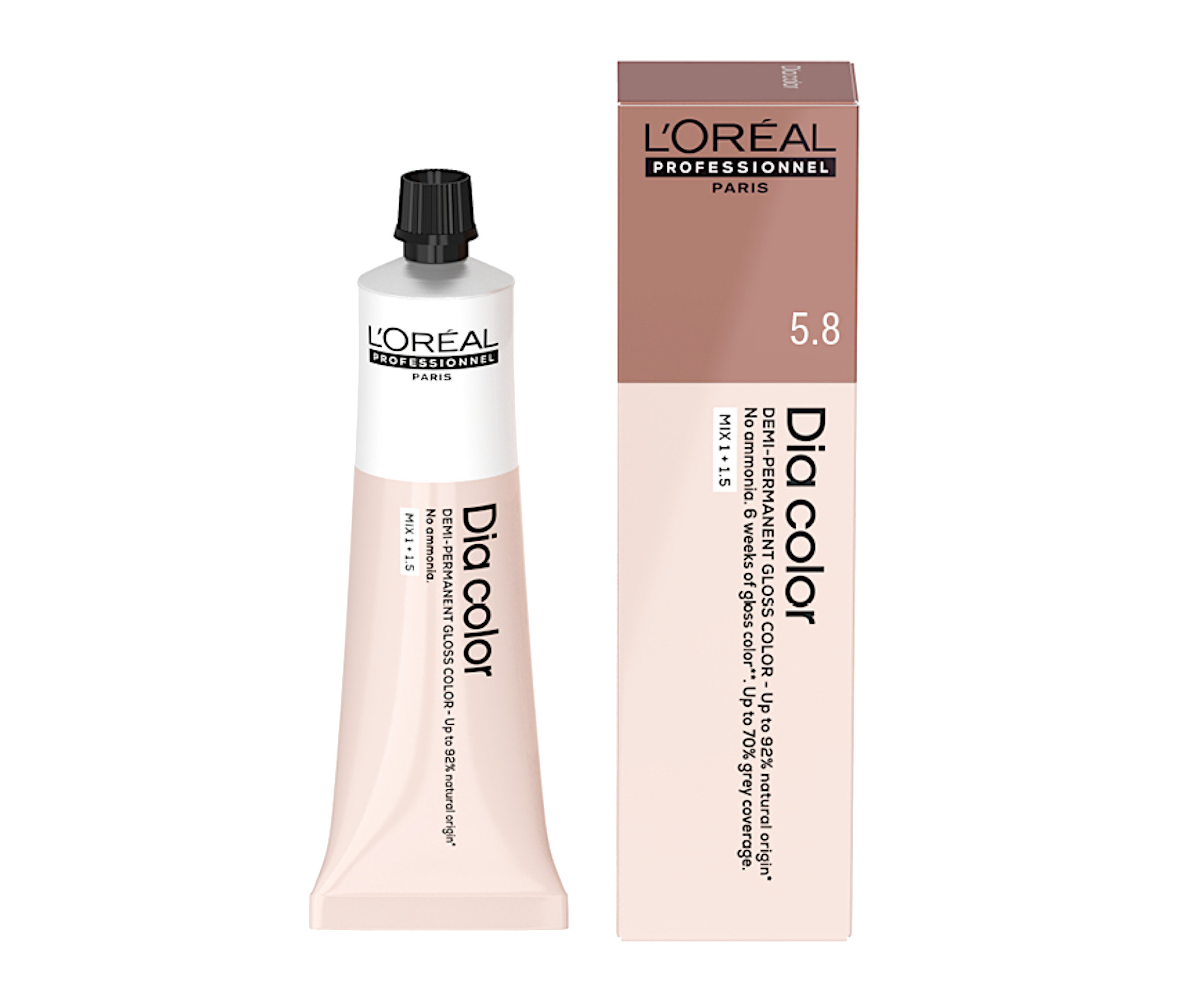 Přeliv na vlasy Loréal Professionnel Dia color 60 ml - 5.8 světlá hnědá mokka - L’Oréal Professionnel + dárek zdarma