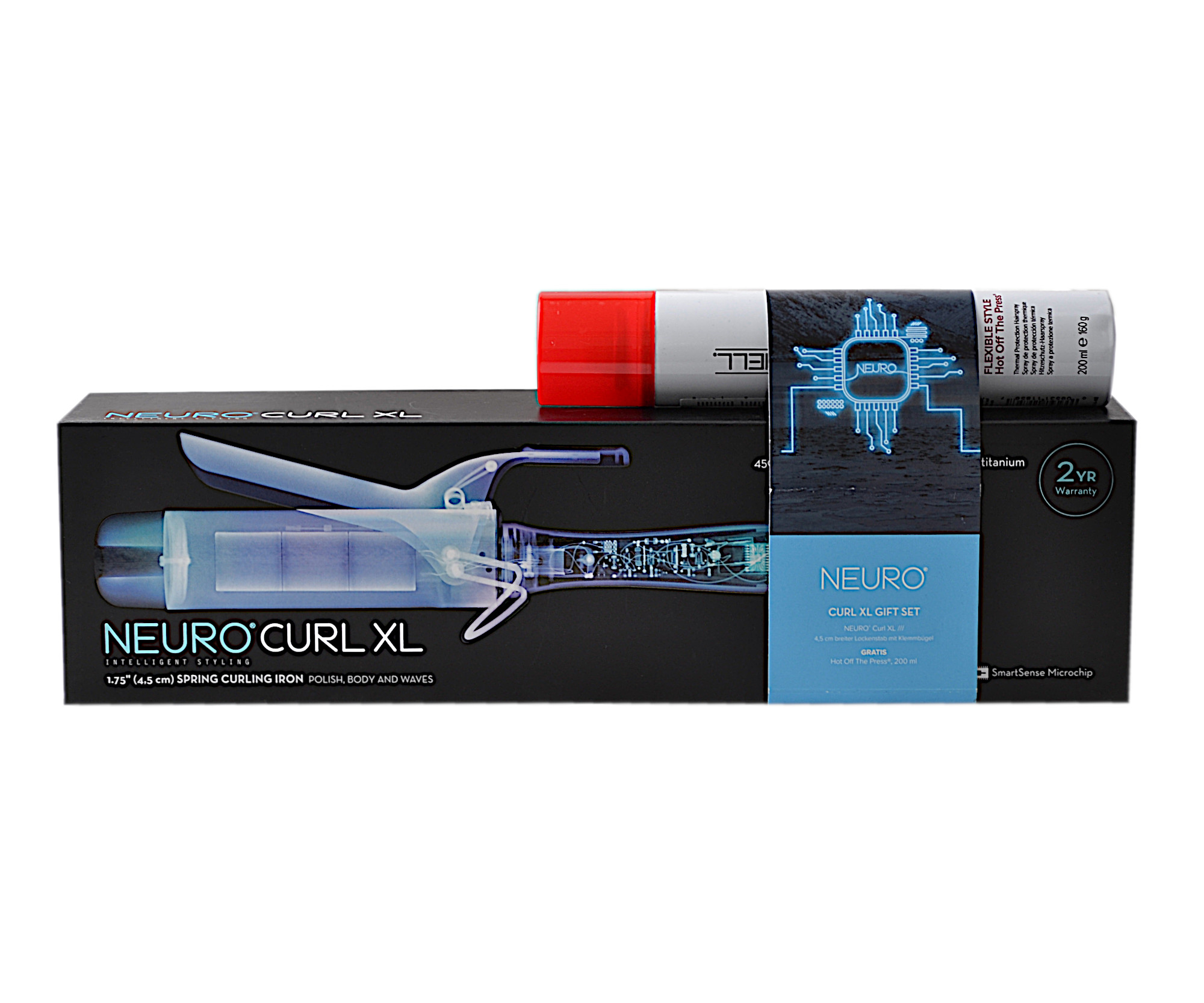 Dárková sada Paul Mitchell NEURO® Curl XL Protect Duo - kulma 45 mm + termoochranný sprej 200 ml (716040) + dárek zdarma