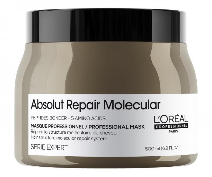 Maska pro pokozen vlasy Loral Professionnel Serie Expert Absolut Repair Molecular - 500 ml