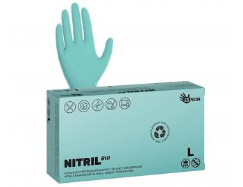 Ekologick nitrilov rukavice Espeon Nitril Bio - 100 ks, zelen, velikost L