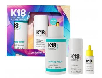 Drkov sada pro obnovu pokozench vlas K18 Next Level Hair Repair Set