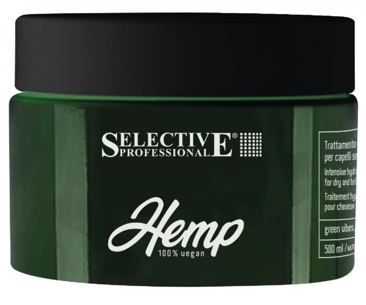 Maska pro such a lmav vlasy Selective Professional Hemp Intensive Hydrating Treatment