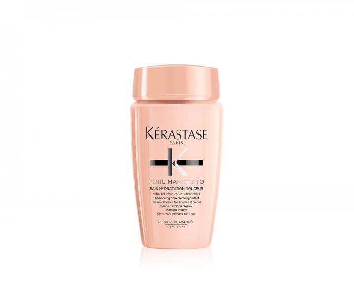 Hydratan krmov ampon Krastase Curl Manifesto - 30 ml (bonus)