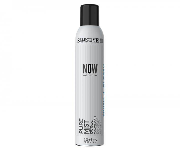 Lak pro objem vlas s pevnou fixac Selective Professional Now Pure Mist - 300 ml