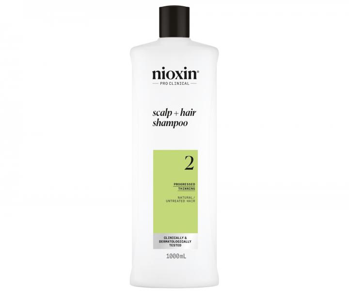 istic ampon pro siln dnouc prodn vlasy Nioxin System 2 Scalp + Hair Shampoo - 1000 ml