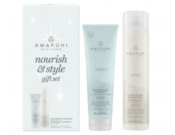 Drkov sada pro regeneraci a fixaci vlas Paul Mitchell Awapuhi Wild Ginger Nourish & Style Gift Set