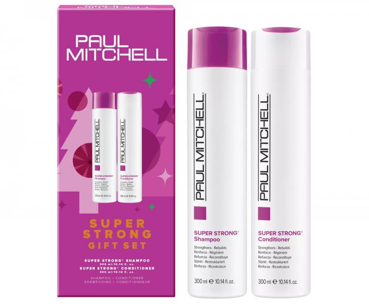 Drkov sada pro poslen vlas Paul Mitchell Super Strong Gift Set