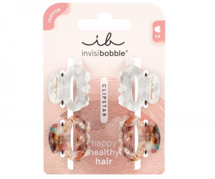 Skipce do vlas Invisibobble Clipstar Bijoux S - 4 ks