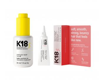 Such olej proti krepatn vlas K18 Molecular Repair Hair Oil - 30 ml + maska 5 ml zdarma