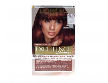 Permanentn barva Loral Excellence Creme - 4UR univerzln tmav erven