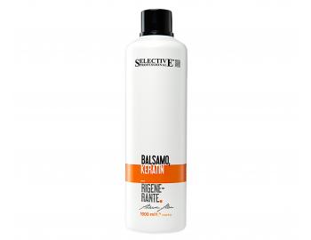 Regeneran balzm pro namhan a matn vlasy bez lesku Selective Professional Artistic Flair Balsamo Keratin - 1000 ml