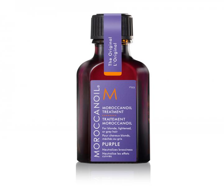 Lehk olejov pe s fialovmi pigmenty Moroccanoil Treatment Purple - 25 ml