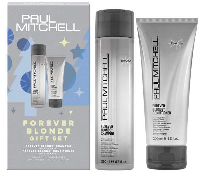 Drkov sada pro blond vlasy Paul Mitchell Forever Blonde Gift Set