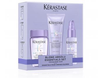 Drkov cestovn sada pro blond vlasy Krastase Blond Absolu Essentials Set For Blonde Hair