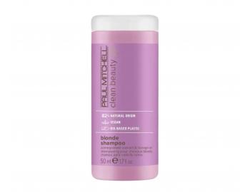 ampon pro neutralizaci lutch tn Paul Mitchell Clean Beauty Blond Shampoo - 50 ml