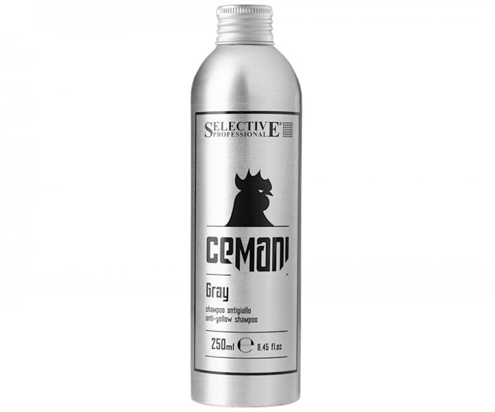 Pnsk ampon pro neutralizaci blch vlas Selective Professional Cemani Gray Shampoo - 250 ml