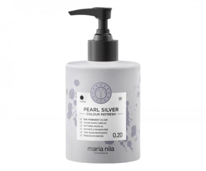 Maska pro oiven barvy vlas Maria Nila Colour Refresh Pearl Silver - platinov, 300 ml