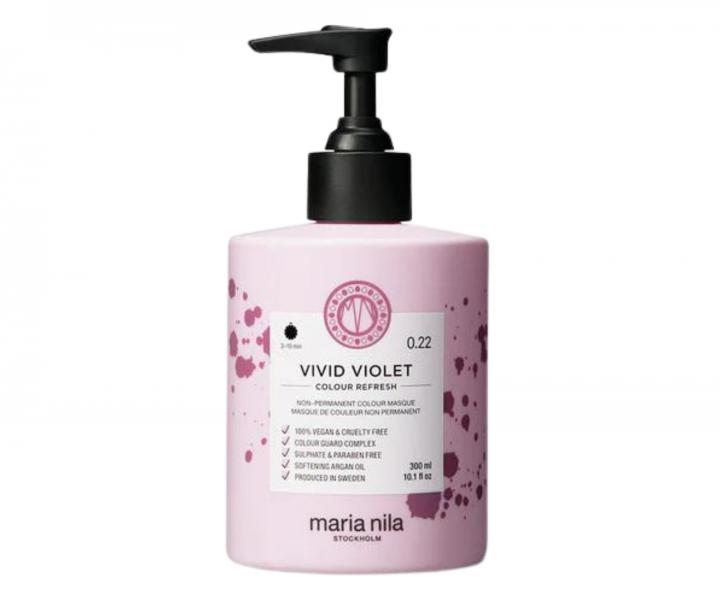 Maska pro oiven barvy vlas Maria Nila Colour Refresh Vivid Violet - fialov, 300 ml