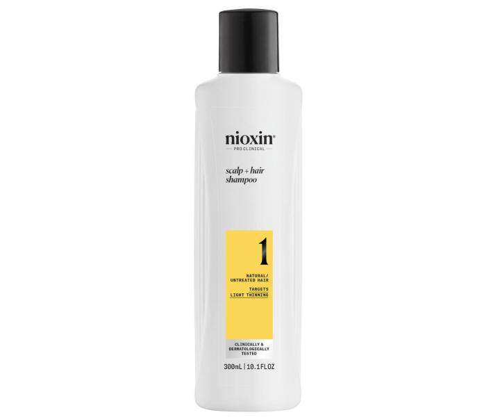 istic ampon pro mrn dnouc prodn vlasy Nioxin System 1 Scalp + Hair Shampoo - 300 ml