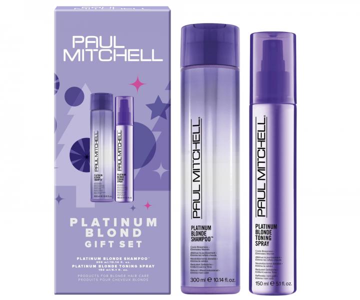 Drkov sada pro blond vlasy Paul Mitchell Platinum Blond Gift Set