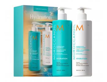 Drkov sada pro hydrataci suchch vlas Moroccanoil Hydration Duo - 2 x 500 ml