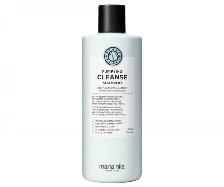 Hloubkov istic ampon pro vechny typy vlas Maria Nila Purifying Cleanse Shampoo
