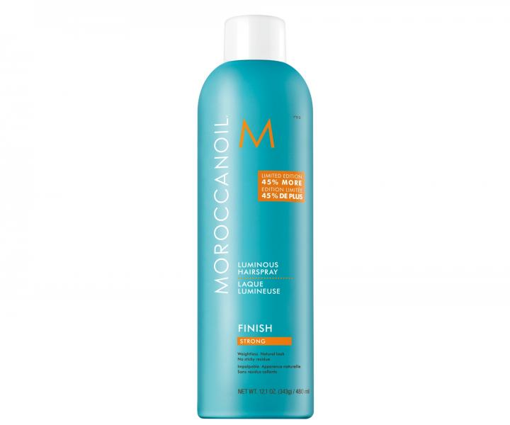 Lak na vlasy se silnou fixac Moroccanoil Finish Strong - 480 ml