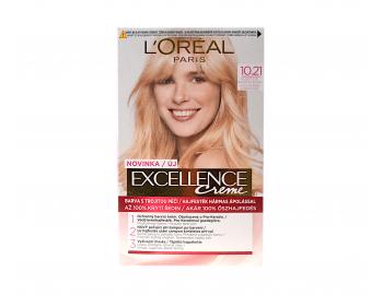 Permanentn barva Loral Excellence Creme - 10.21 nejsvtlej perleov blond