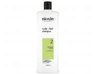 istic ampon pro siln dnouc prodn vlasy Nioxin System 2 Scalp + Hair Shampoo - 1000 ml